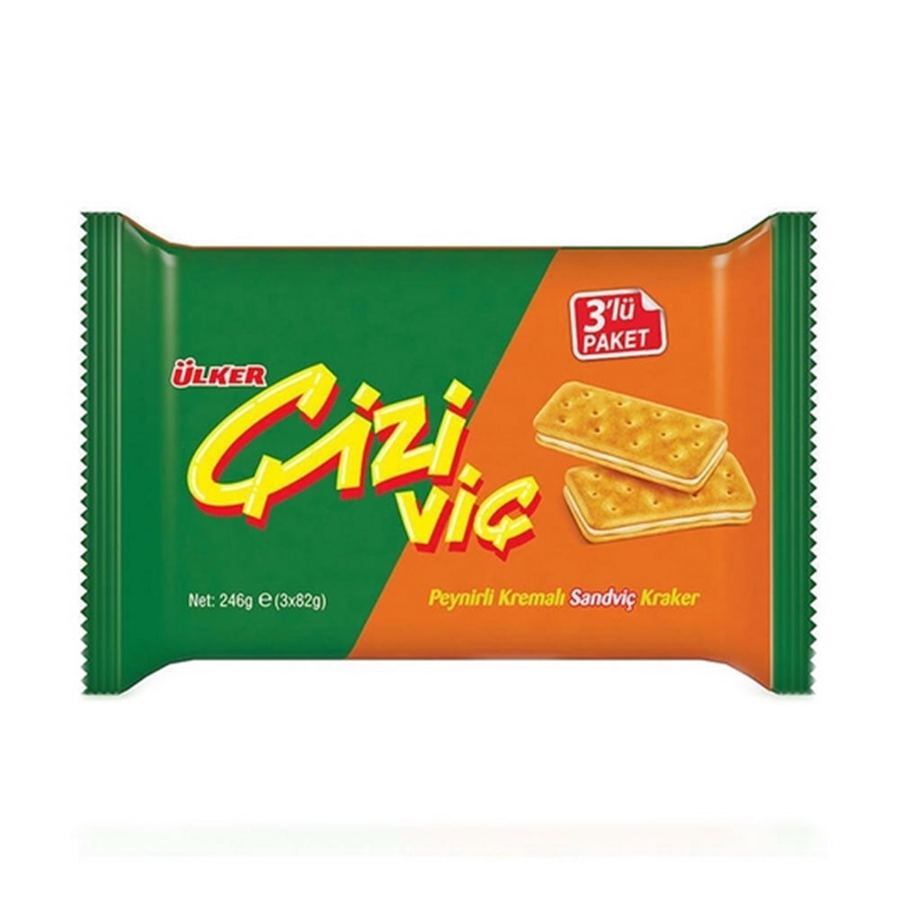 Ülker Çiziviç Peynirli Sandviç Kraker 4x90 Gr