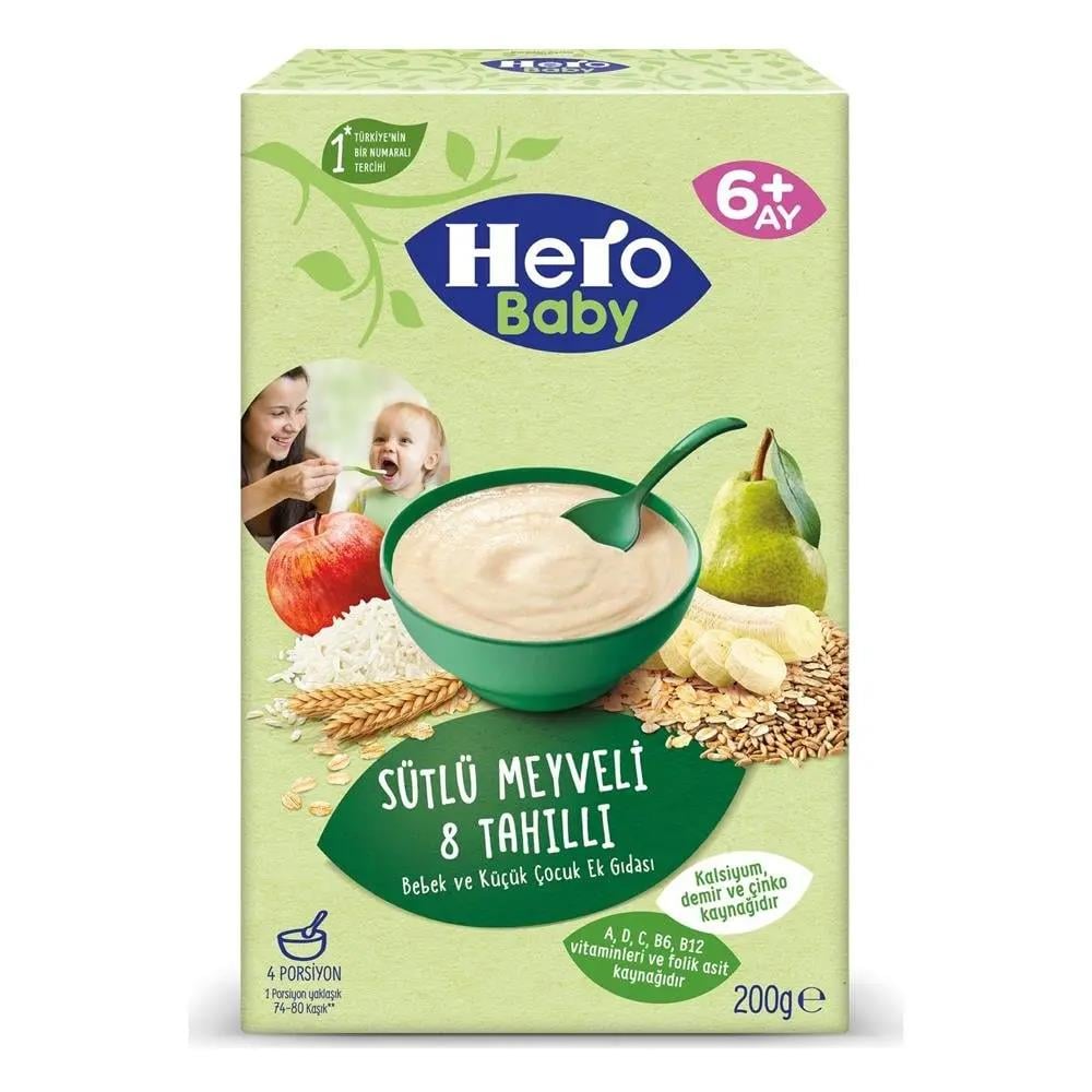 Ülker Hero Baby Sütlü Meyveli 8 Tahıllı 200 Gr