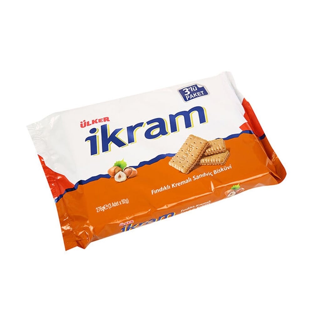 Ülker İkram Bisküvi Fındıklı 276Gr
