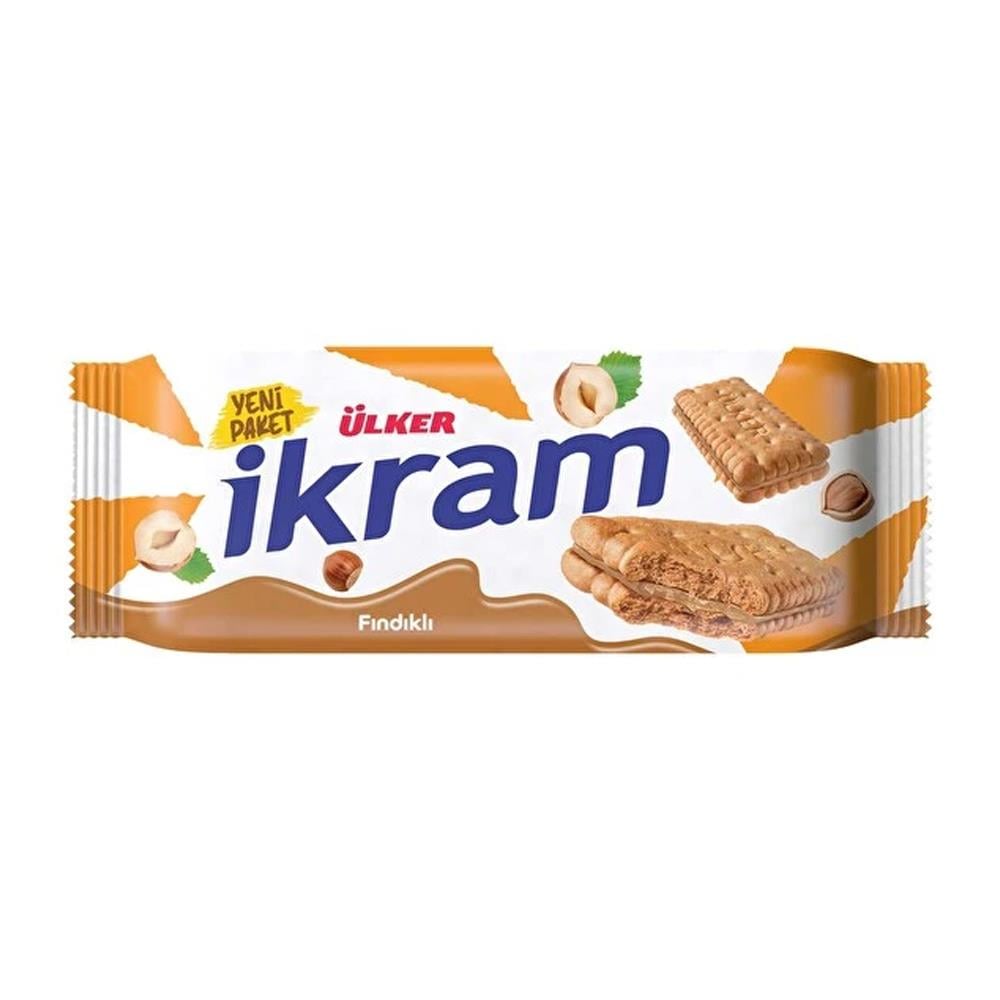 BisküviÜlker İkram Fındıklı Bisküvi 92Gr