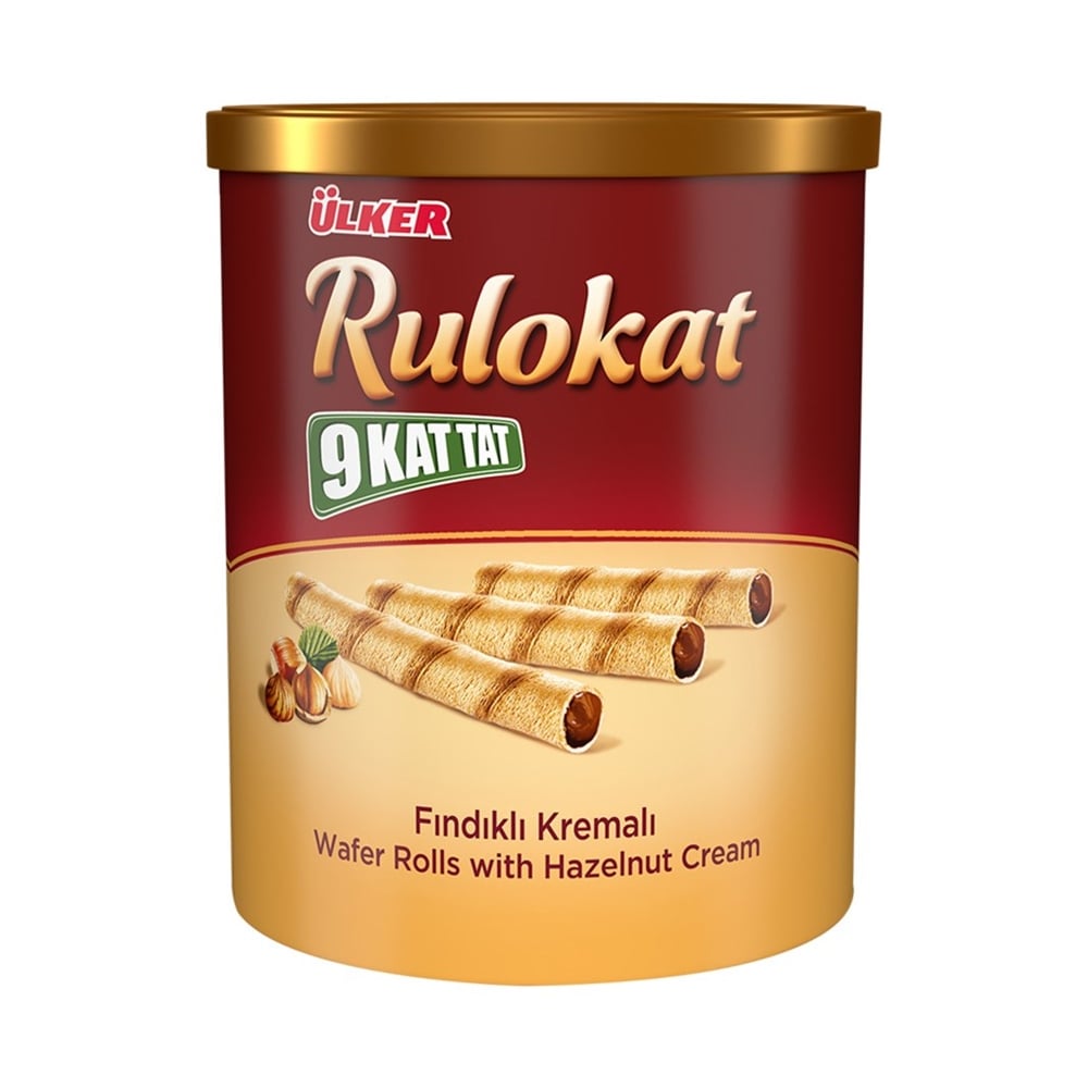 Ülker Rulokat Fındıklı Teneke 170 Gr