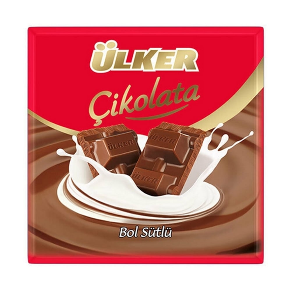 Ülker Sütlü Çikolata 60 gr kare