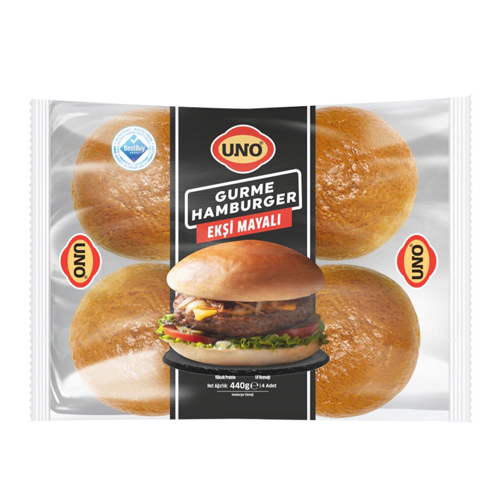EkmekUno Gurme Hamburger Ekmek 440 Gr
