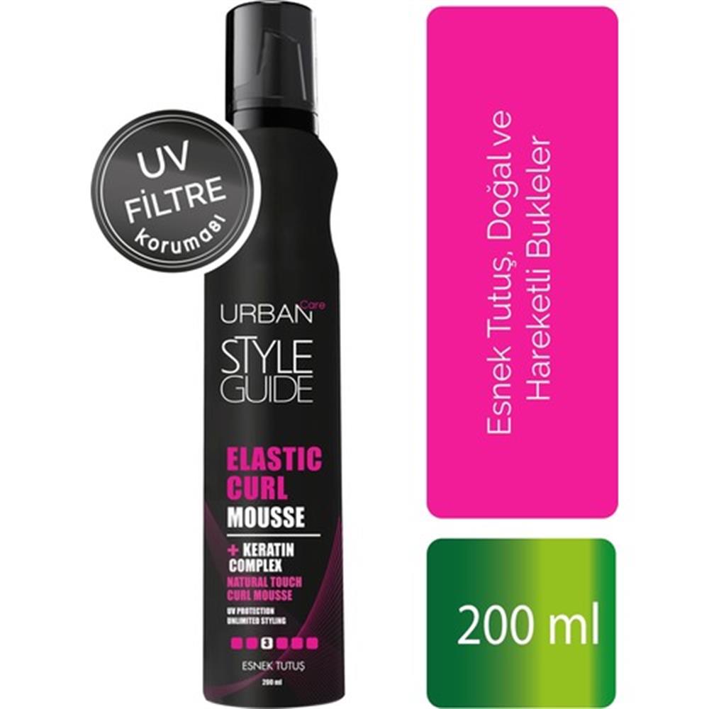 Urban Care Style Saç Köpüğü Elastic Curl Esnek Tutuş 200 Ml