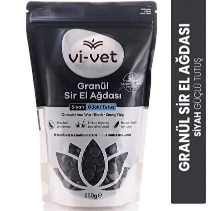 AğdaVi-Vet Sır Ağda Granül Siyah 250 Gr.