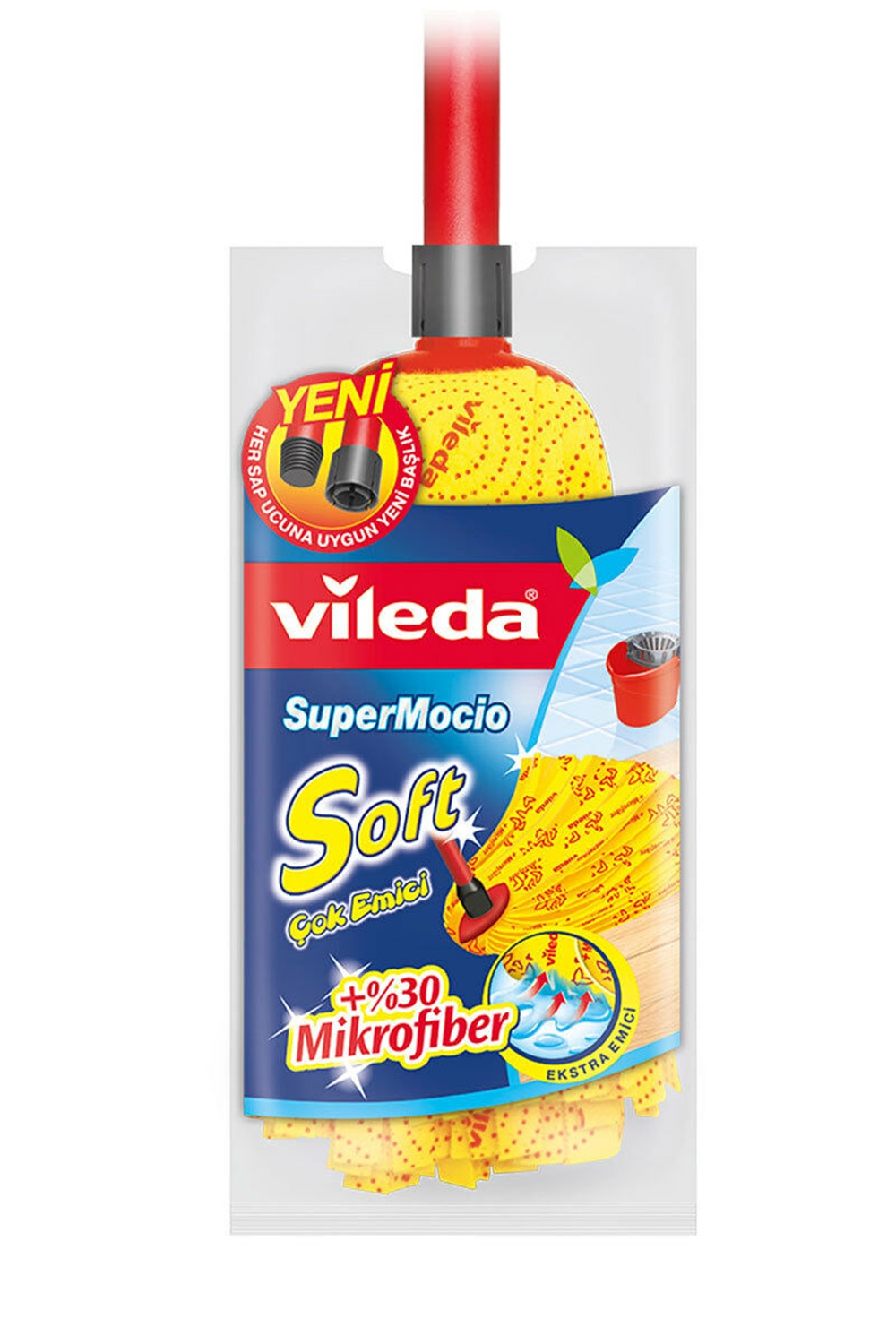 Vileda Paspas Saplı Süper Soft %30 Mikrofiber