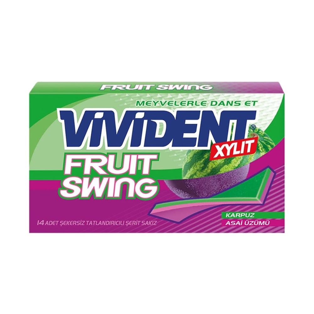Vivident Sakız Wallet Fruit Swing 26 Gr.