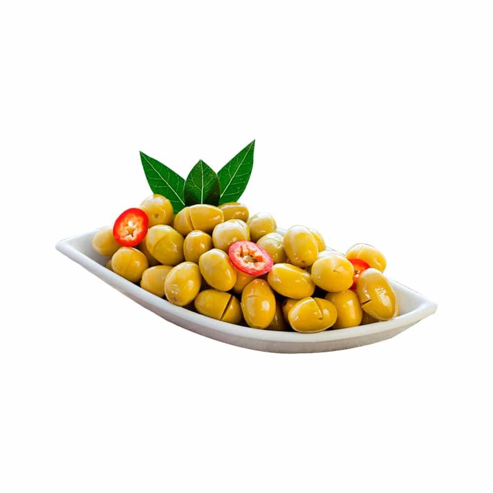 Hapeloğlu ŞarküteriYeşil Kırma Zeytin Kg