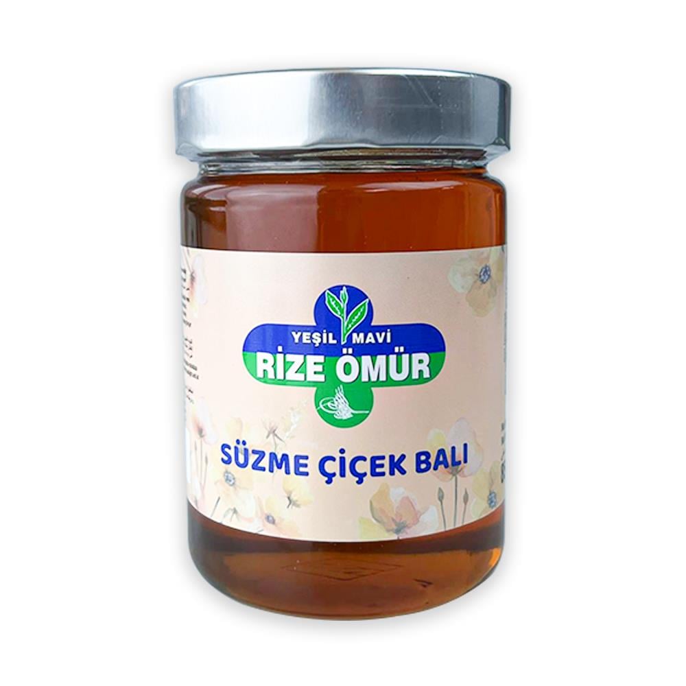 Çiçek BalıYeşil Mavi Süzme Çiçek Balı 850 gr