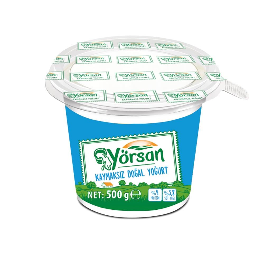 Sade YoğurtYörsan Yoğurt 500 gr Kaymaksız Yarım Yaglı
