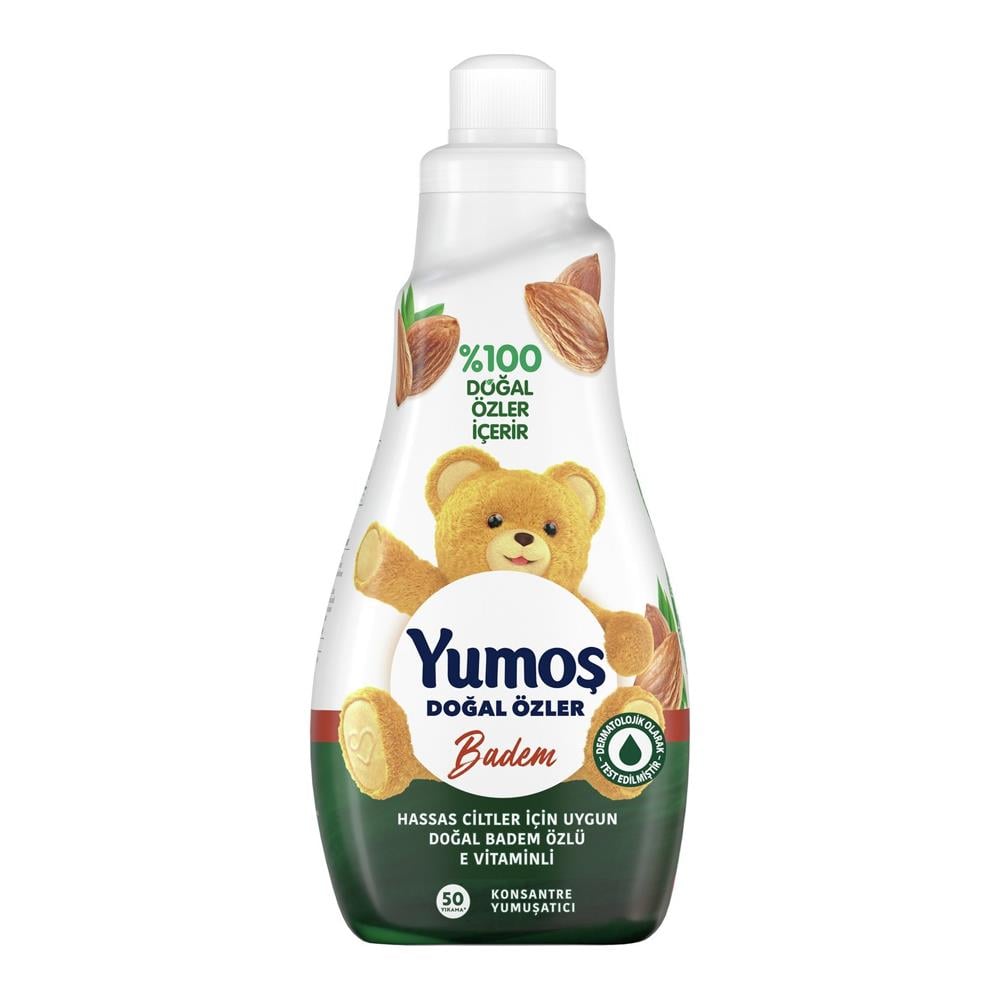 Konsantre YumuşatıcılarYumoş Doğal Özler Badem Konsantre Çamaşır Yumuşatıcı 1200 ml 50 Yıkama