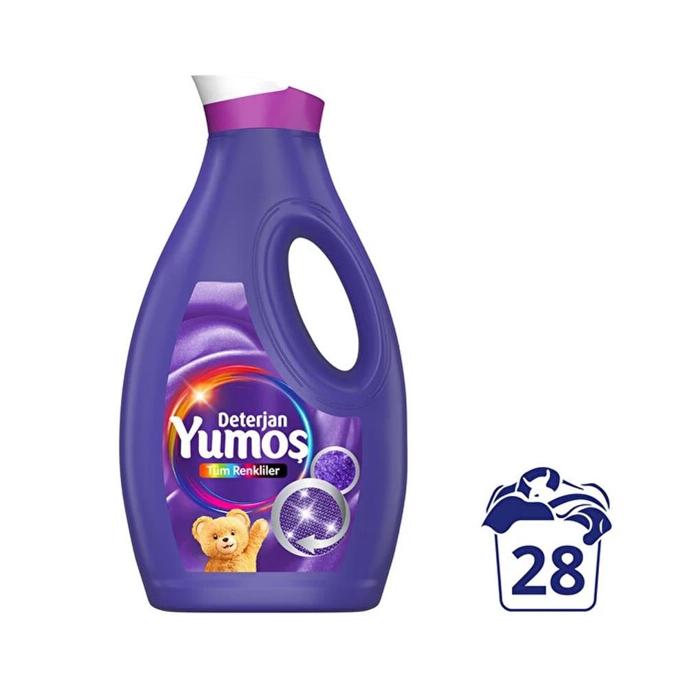 Sıvı Çamaşır DeterjanıYumoş Sıvı Deterjan Tüm Renkliler 1690 Ml