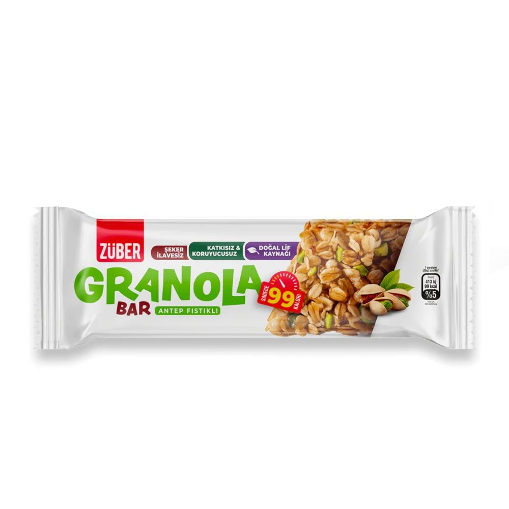 Züber Granola Bar Ant Fıstıklı 25 GR