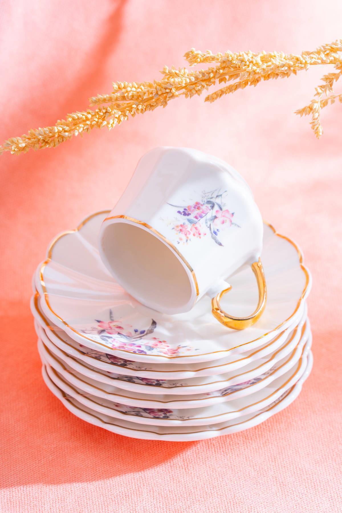 Acar Isabella 6 Kişilik Kahve Fincanı Takımı - 90 ml