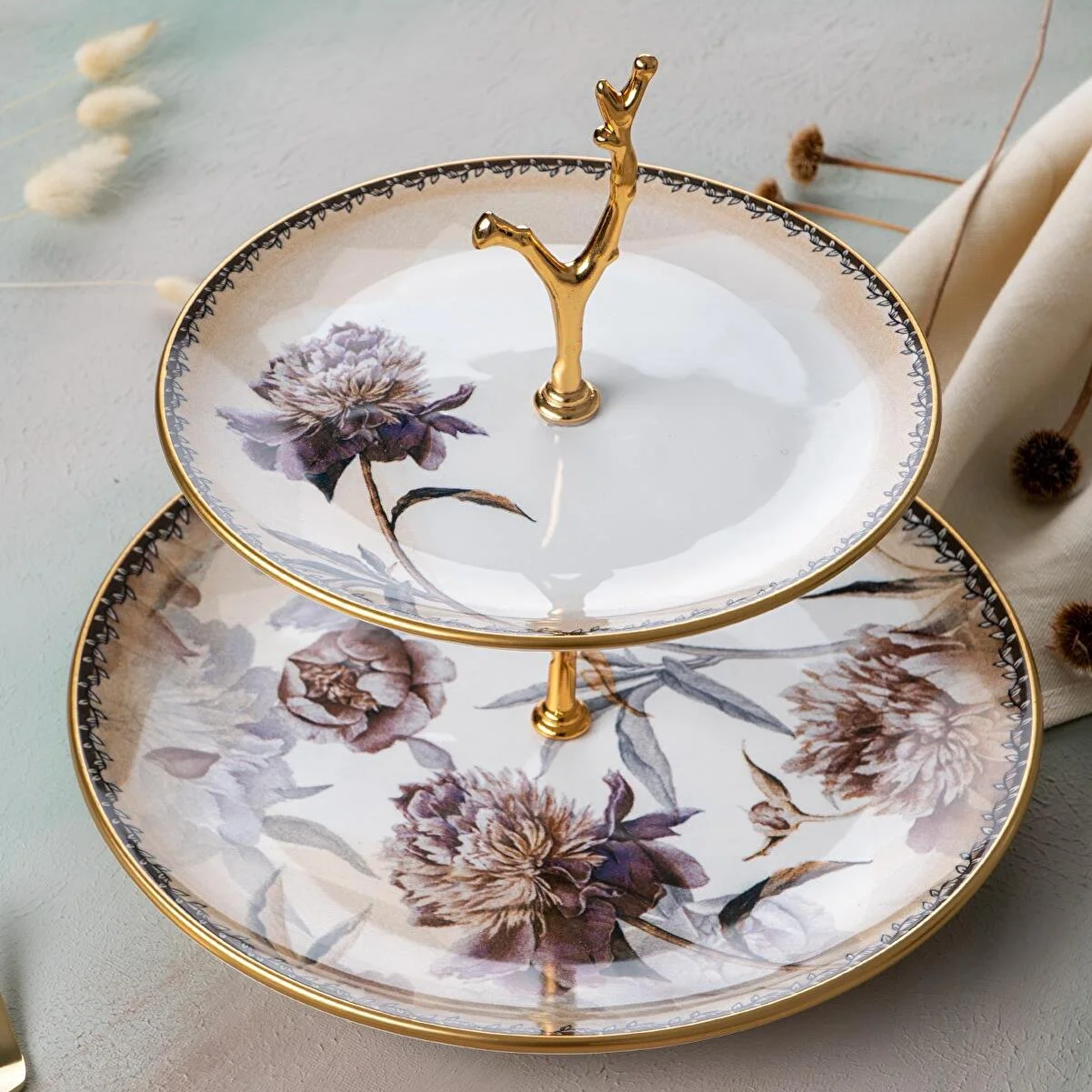 Acar Kurabiyelik Tabağı Katlı