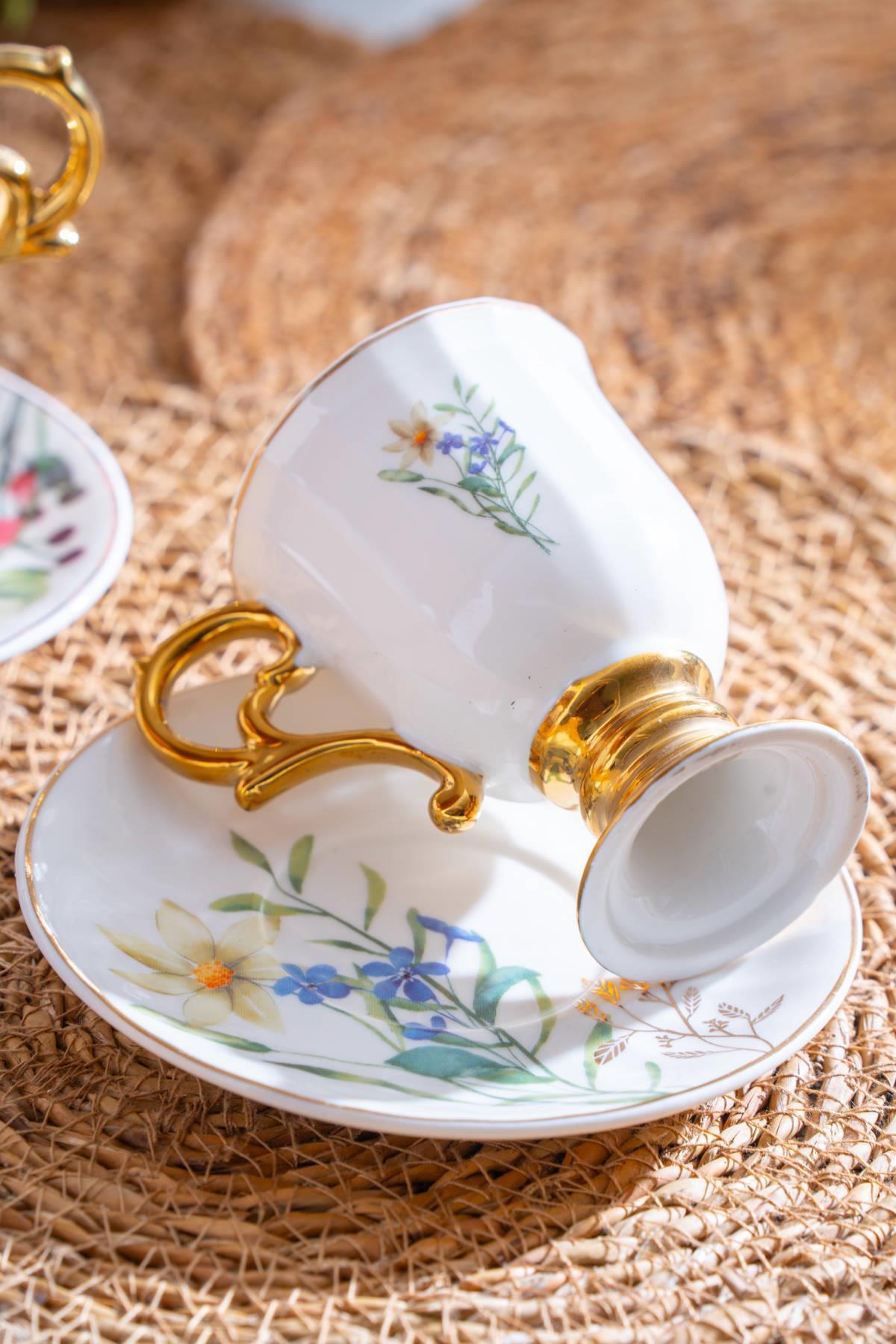 Acar Lansy 6 Kişilik Kahve Fincanı Takımı - 90 ml