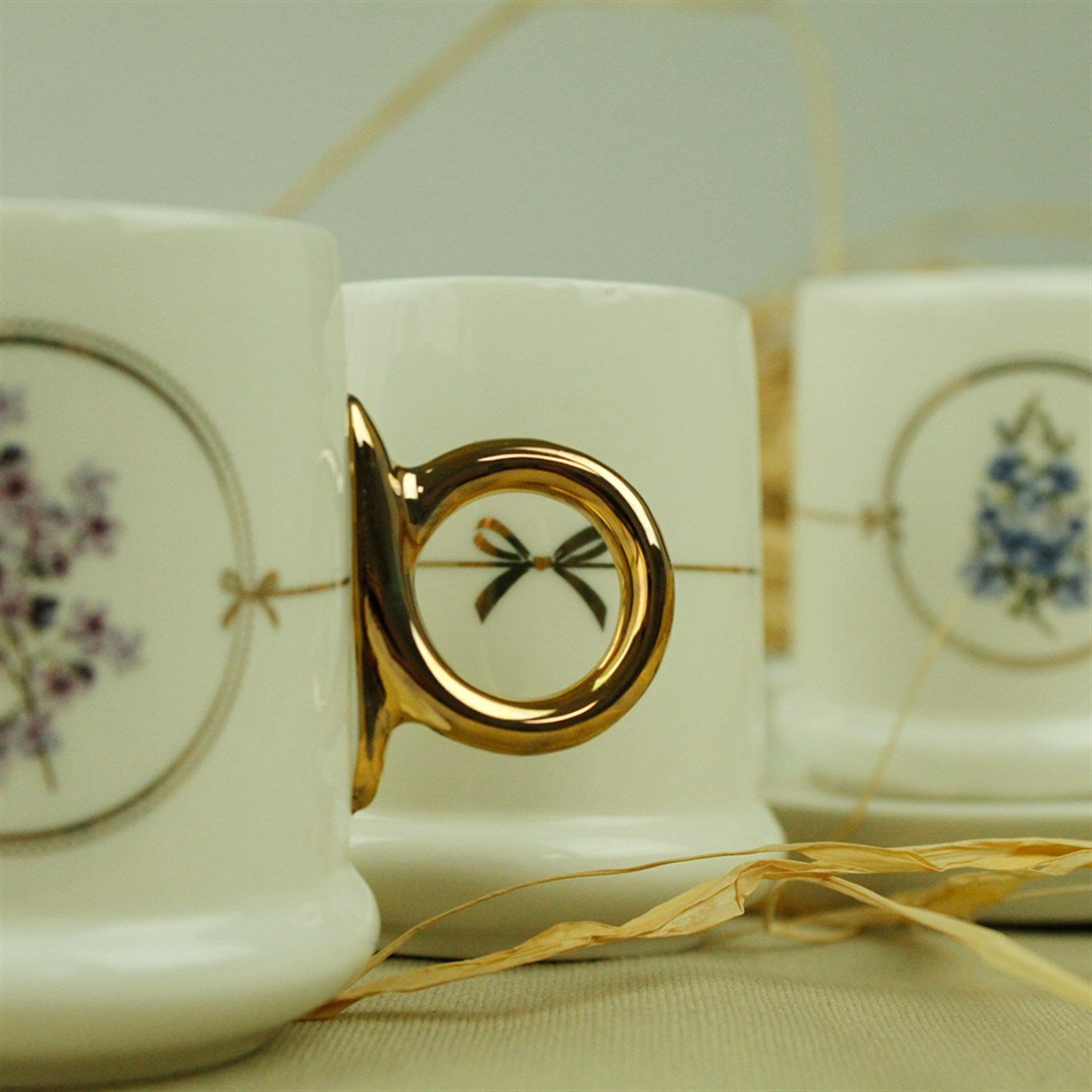 Acar Loverica 6lı Porselen Kahve Fincanı Takımı