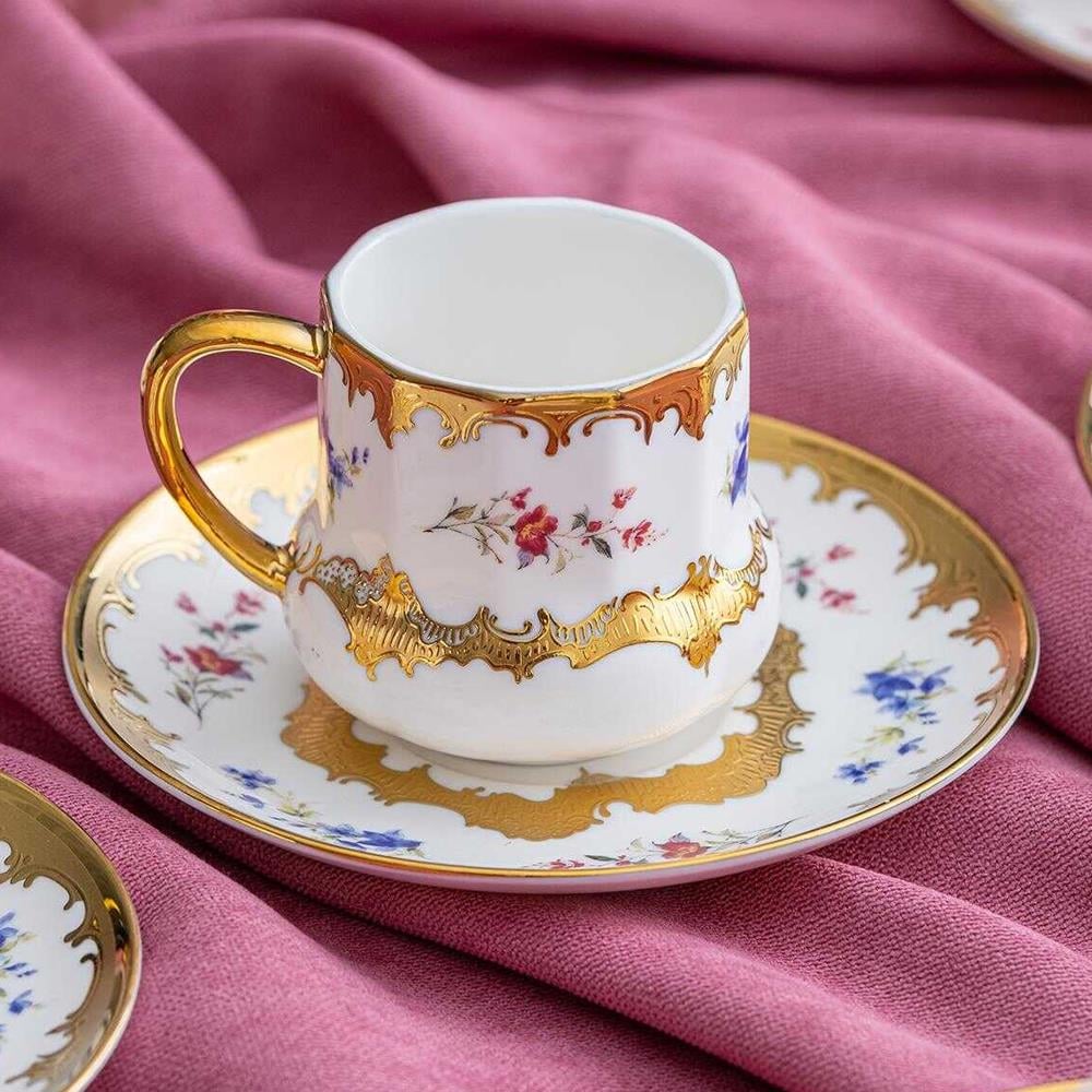 Acar Pandora 6 Kişilik Kahve Fincanı Takımı - 90 ml