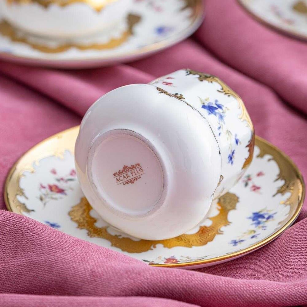 Acar Pandora 6 Kişilik Kahve Fincanı Takımı - 90 ml