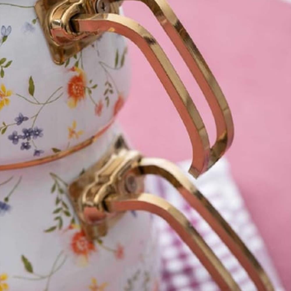 Acar Qualita-Ivy Emaye Çaydanlık Takımı XAP-06498-6