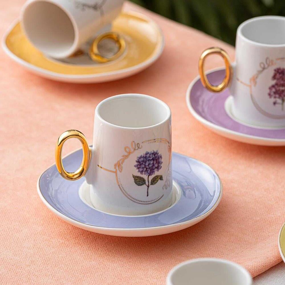 Acar Rachel 6 lı Kahve Fincan Takımı MXG-06049