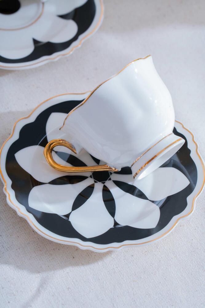 Acar Selvina 6 Kişilik Kahve Fincanı Takımı - 90 ml