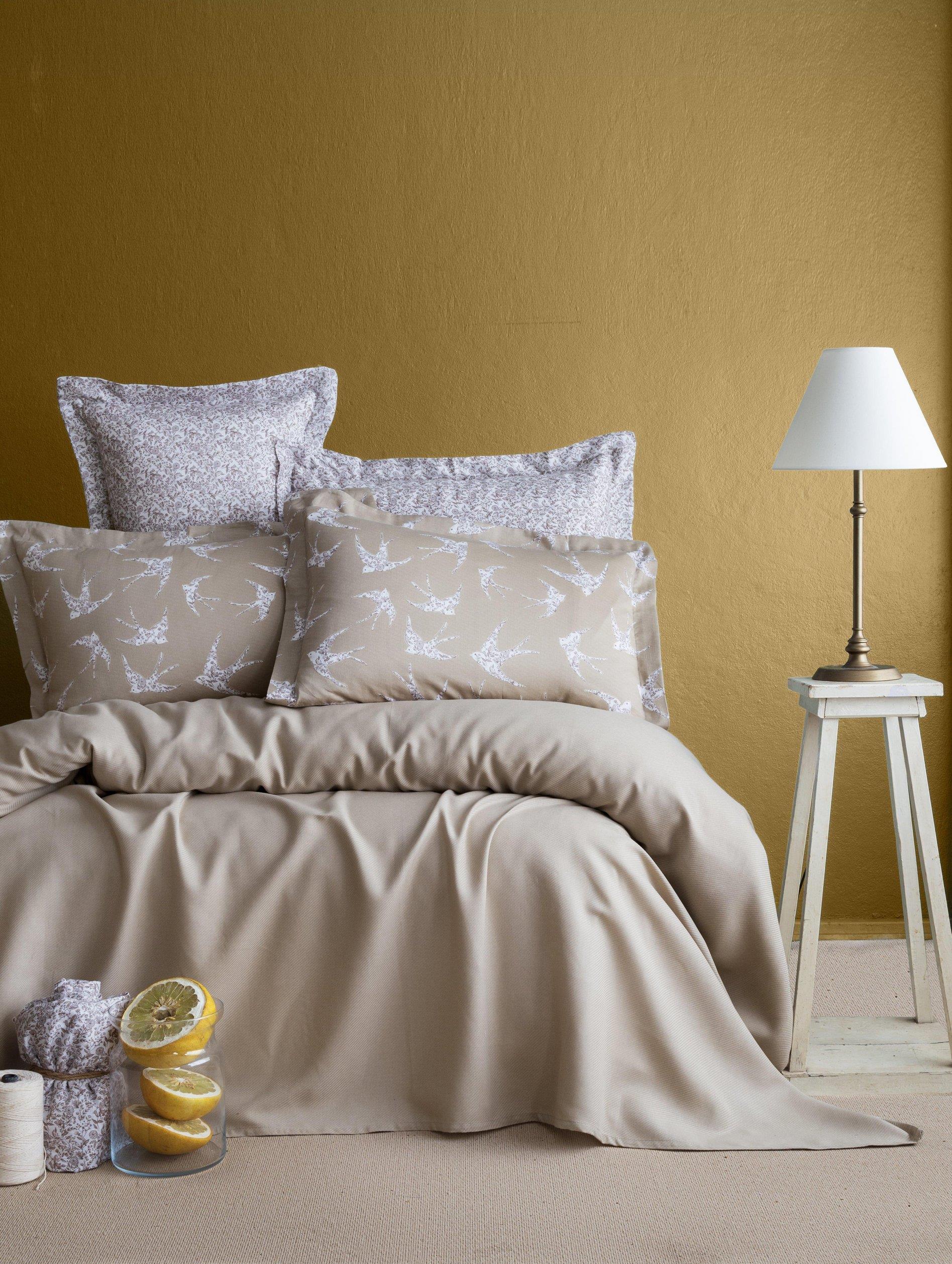 Apricitas Çift Kişilik Bambu Pıke Set Freely Bej