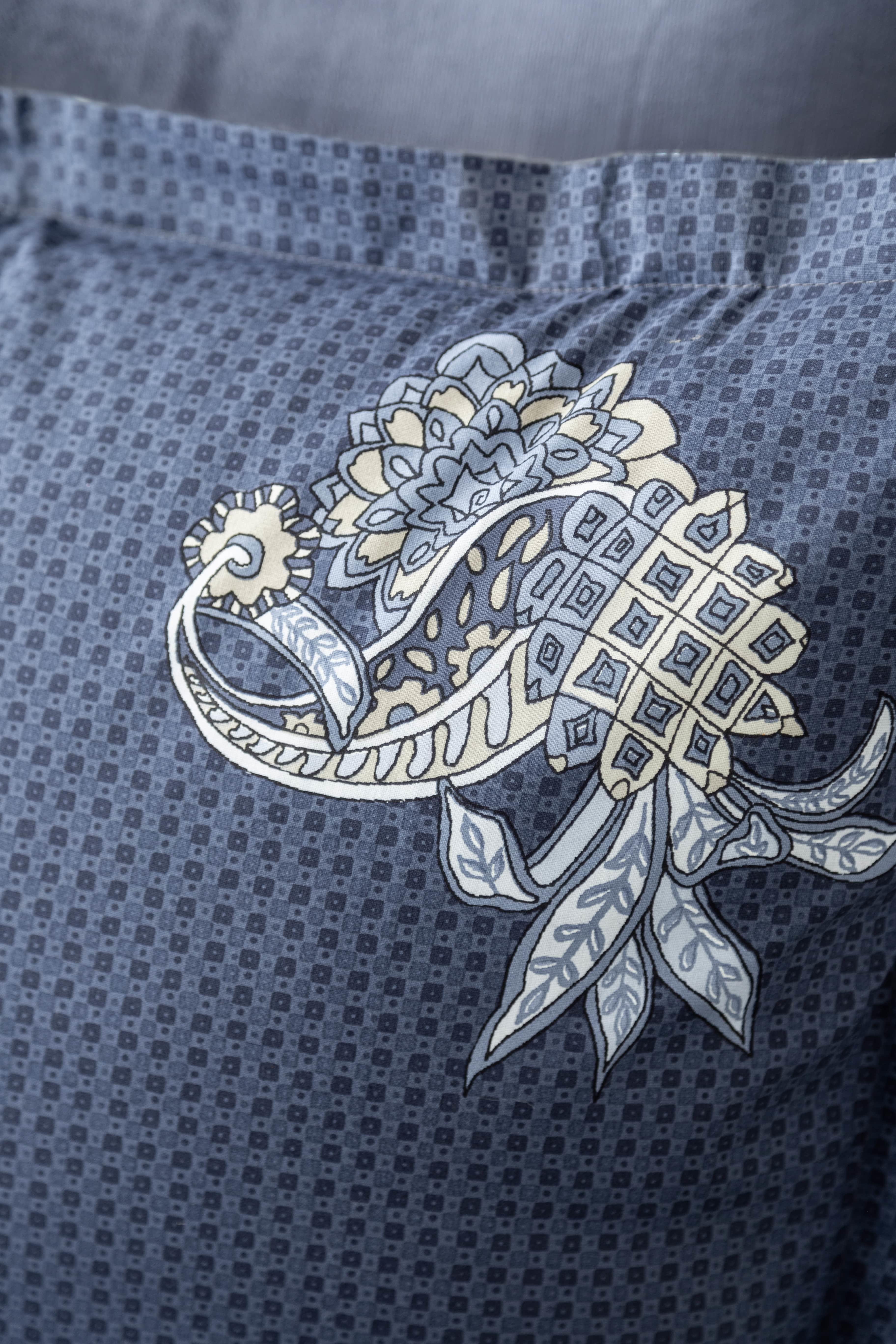 Apricitas Çift Kişilik My Touch Nevresim  Takımı Antıca Indıgo