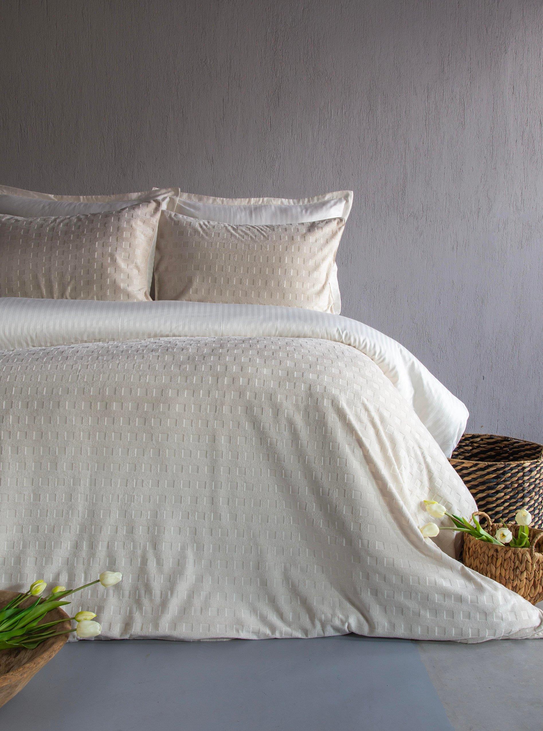 Apricitas Çift Kişilik Unıque Touch Nev Takımı Tımes Ecru