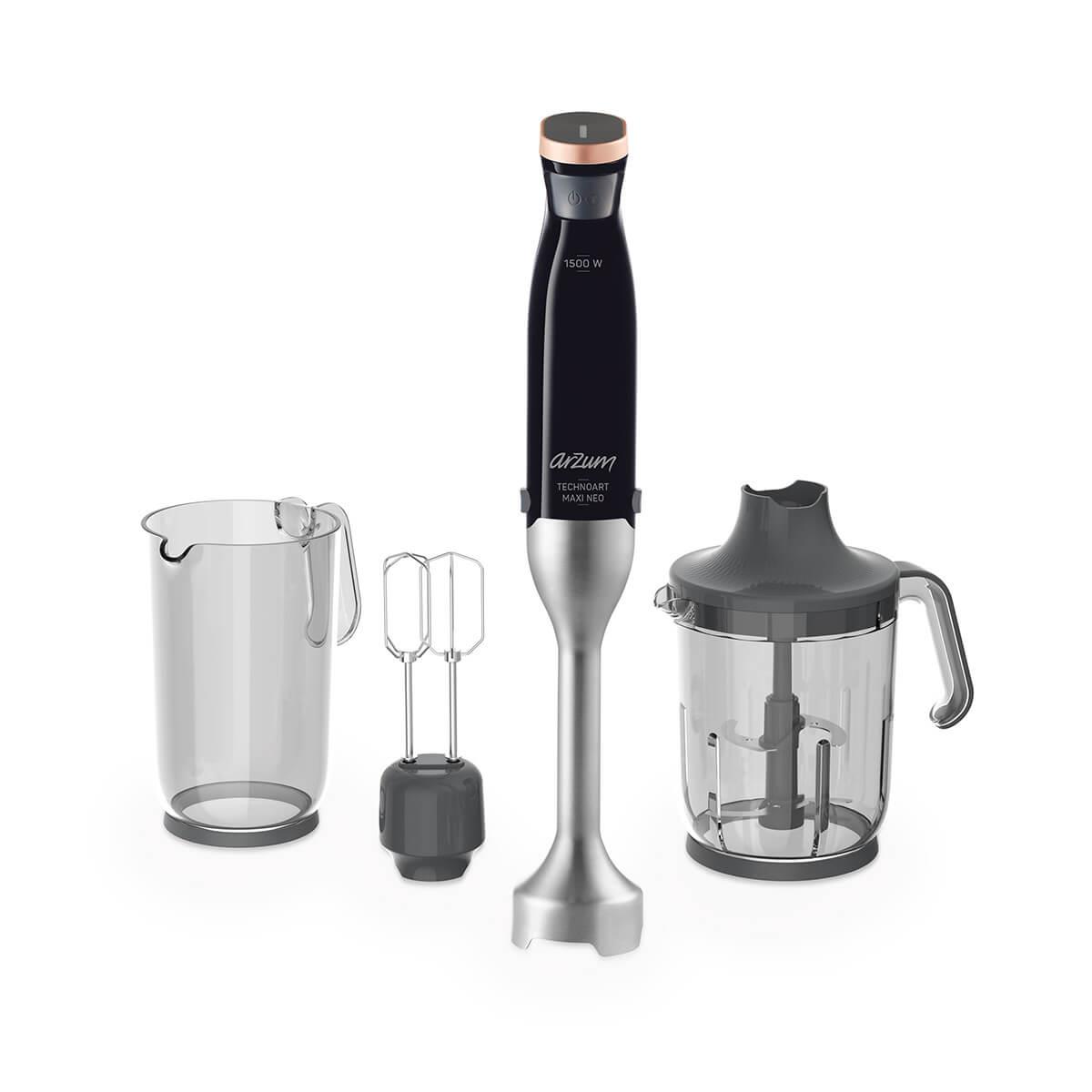 Arzum AR1114-S Techoart Maxı Neo Siyah Blender Set