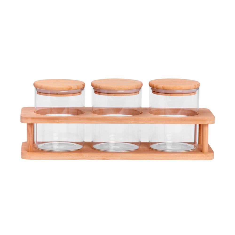 Bambum Andra - 4 Parça Standlı Baharatlık Seti Büyük