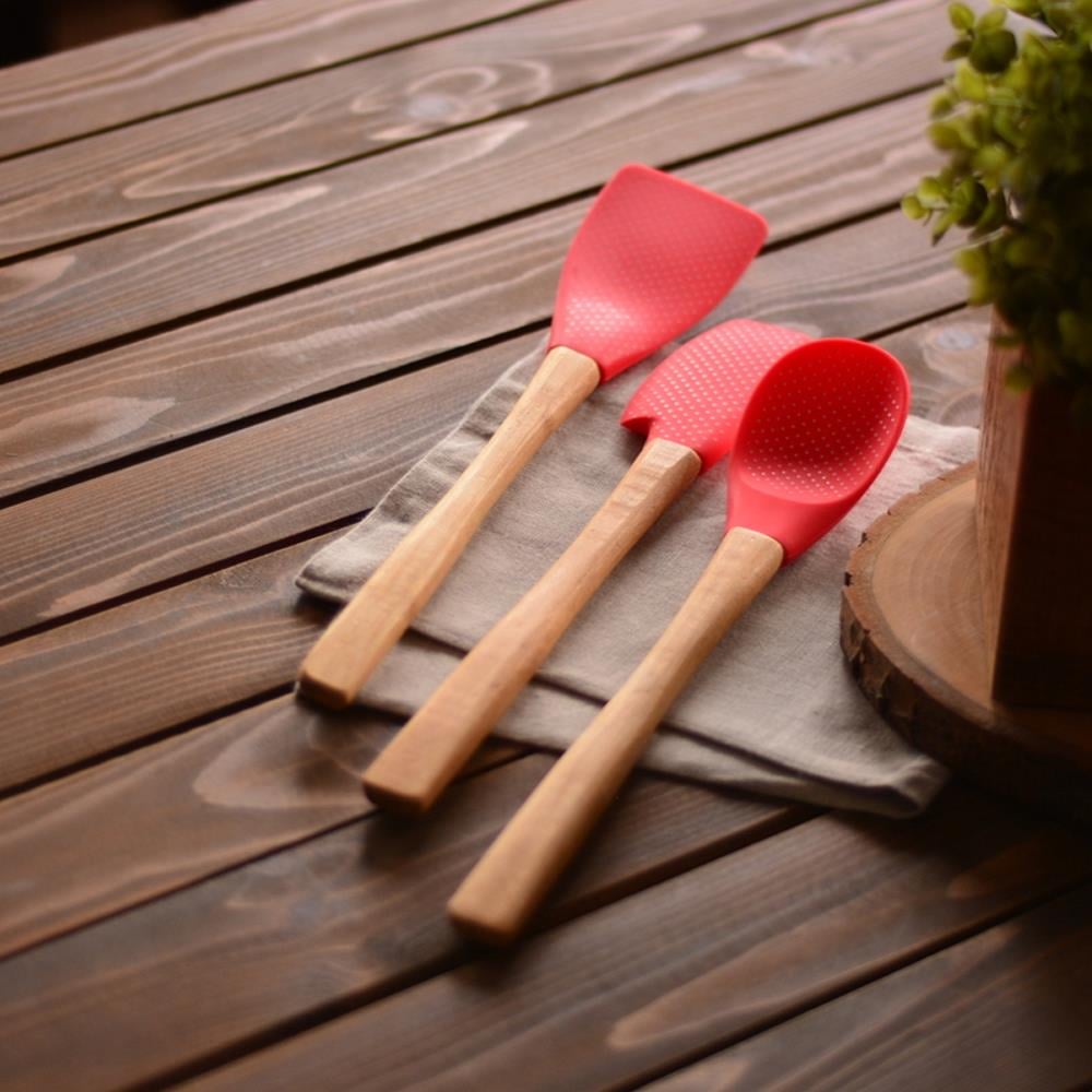 Bambum Bolly 3 lü Spatula Seti  Büyük B0709