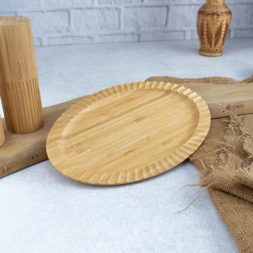 Bambum Crumble Oval Tabak Büyük B5937