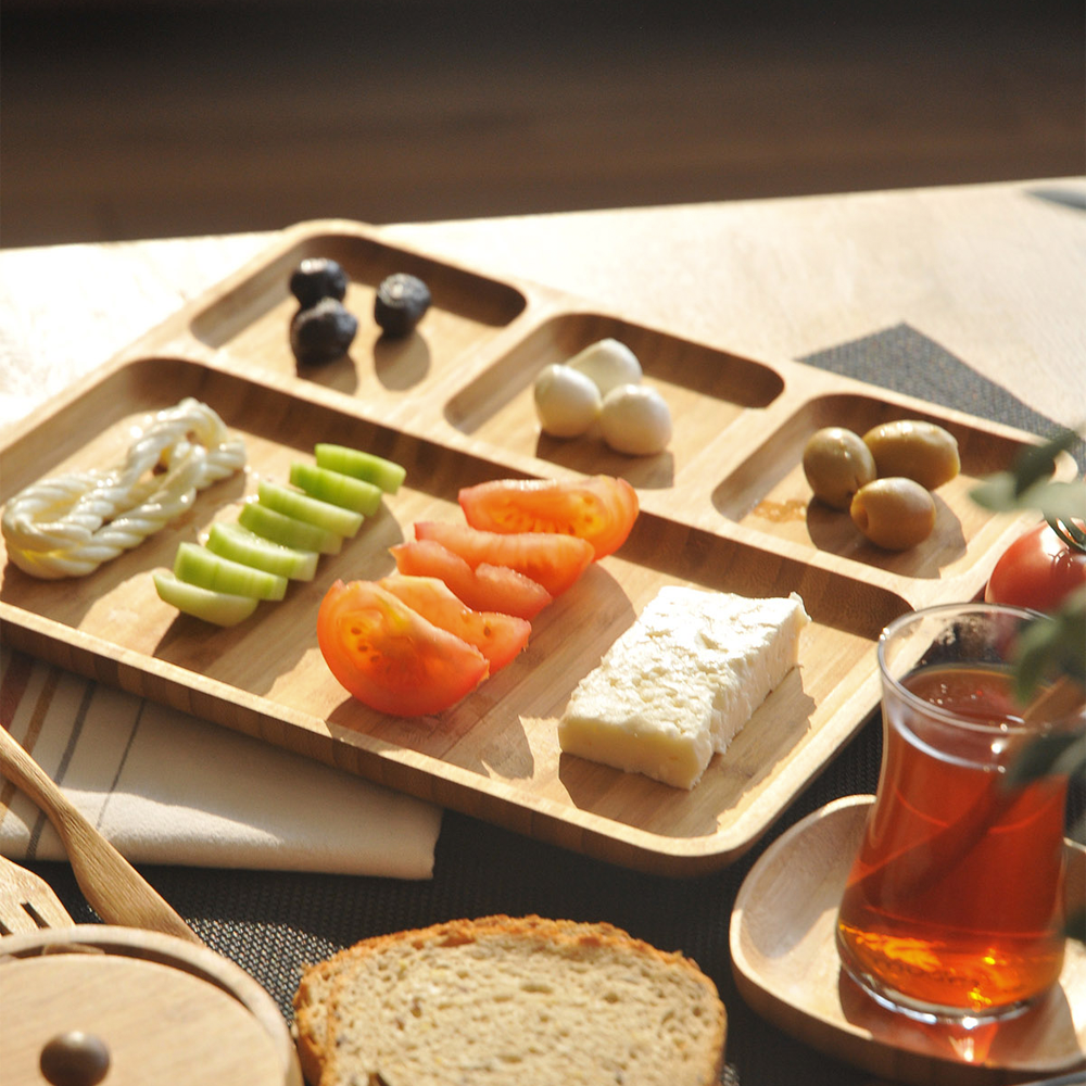 Bambum Darlin Bölmeli Sunum Tabağı B2519