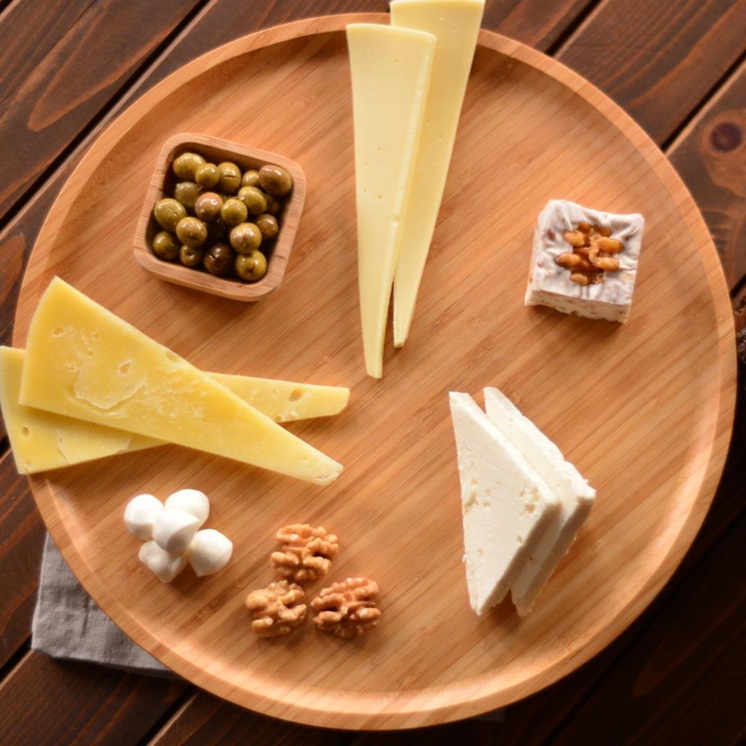 Bambum Olimpius Ayaklı Sunum Tepsisi Yuvarlak 33 CM  B5930