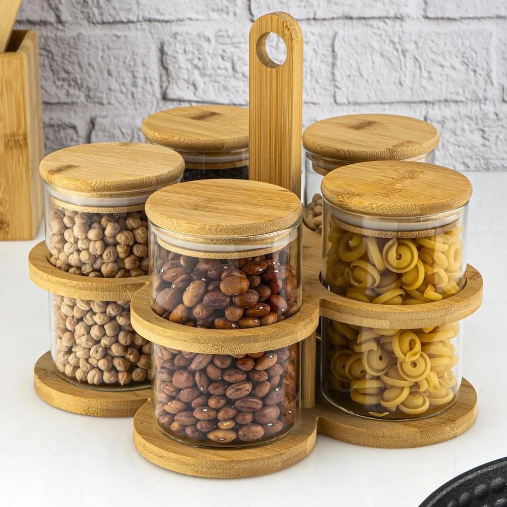 Bambum Sorrel - 6 Parça Standlı Baharatlık Büyük