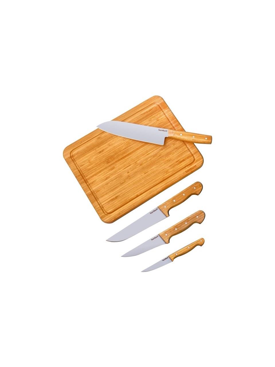 Bambum Symbol 5 Parça Kesme Tahtalı Bıçak Seti B4401