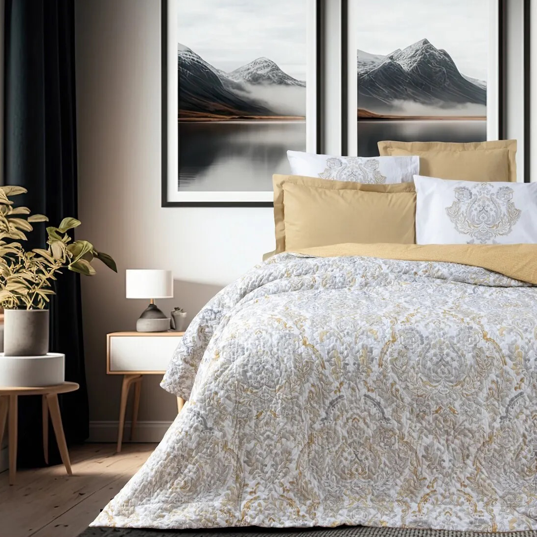 Cotton Box Çift Kişilik Complete Set Najva Hardal