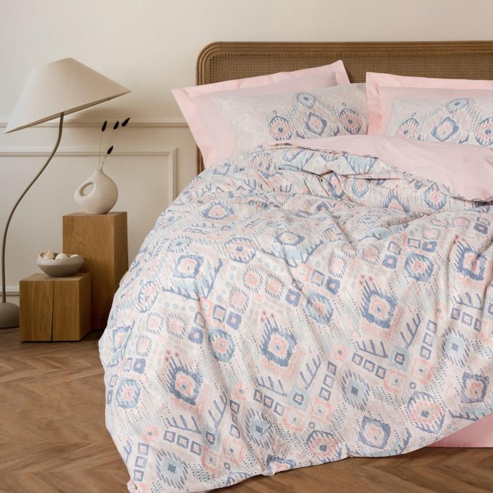 Cotton Box Ethnic Tek Kişilik Nevresim Takımı Mosola Somon