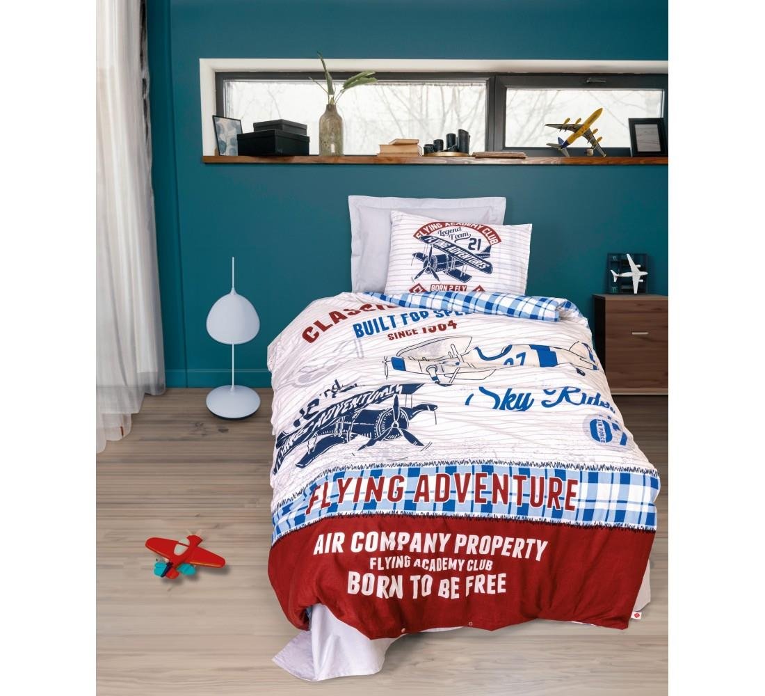 Cotton Box Junier Genç Nevresim Takımı Tek Kişilik Gri