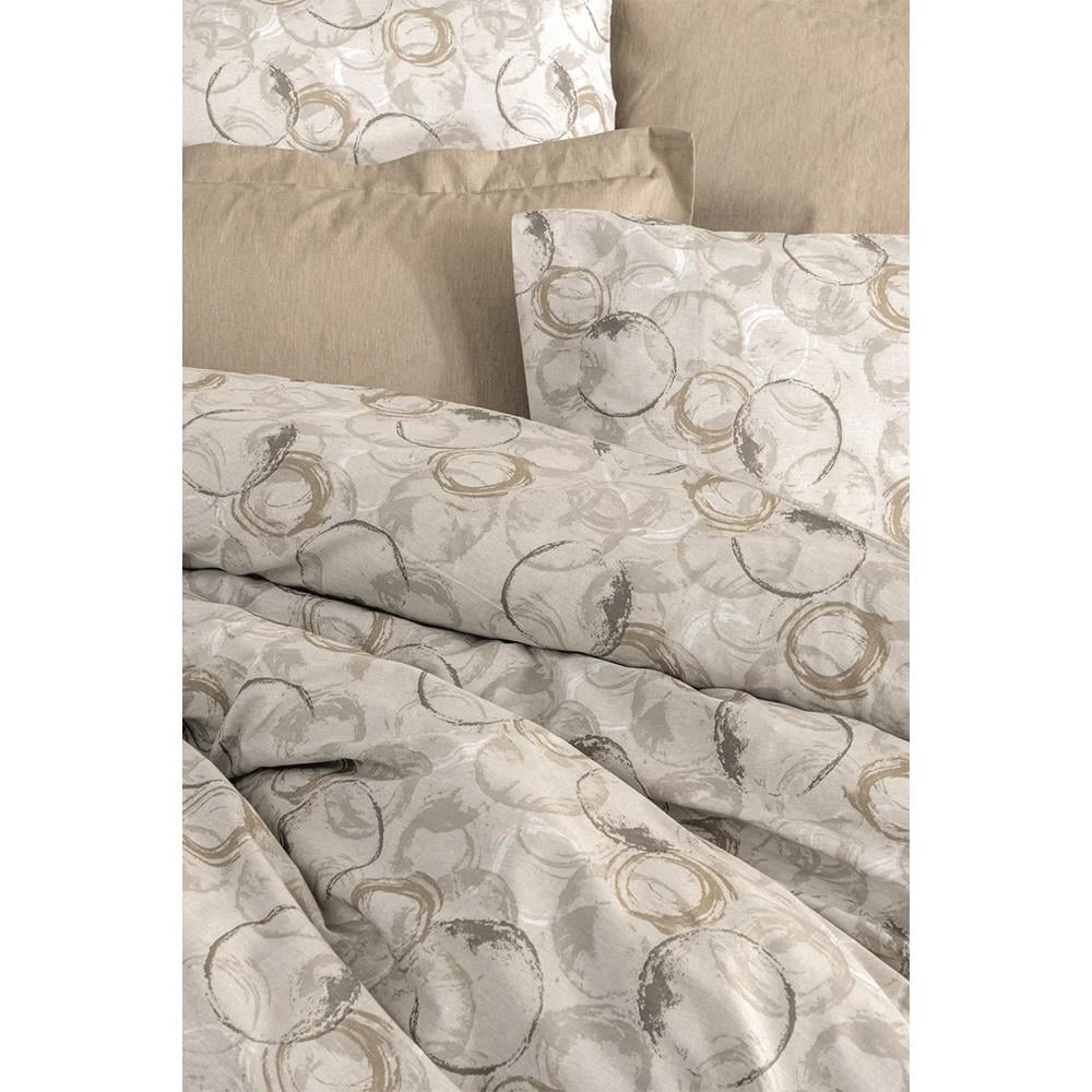 Cotton Box Minimal Çift Kişilik Nevresim Takımı Moil Bej