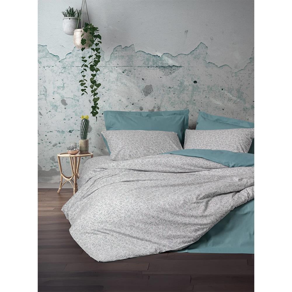 Cotton Box Petite Çift Kişilik Lastikli Çarşaflı Nevresim Takımı June Mint