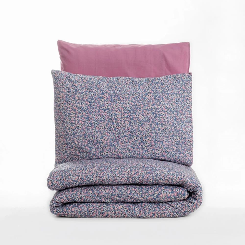 Cotton Box Petite Tek Kişilik Lastikli Çarşaflı Nevresim Takımı Penny Gül Kurusu