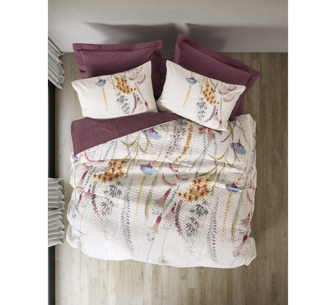 Cotton Box Tek Kişilik Complete Set Flos Bordo
