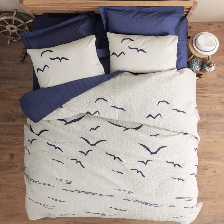 Cotton Box Tek Kişilik Complete Set Larum Lacivert