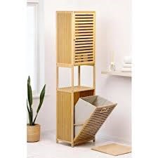 Dıgıthome Banyo düzenleyici Kirli sepeti Bambu Db-0010
