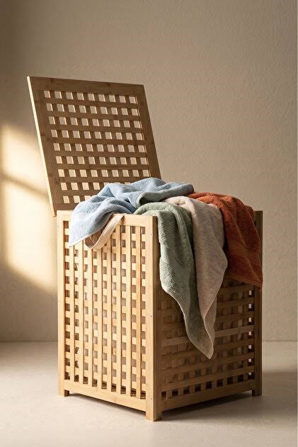 Dıgıthome Çamaşır Sepeti Banyo Düzenleyici Bambu DB-0041