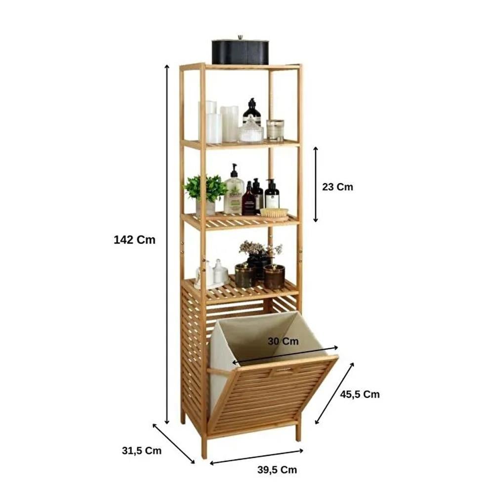 Dıgıthome Kirli Sepeti  Banyo Dört Raflı 0004