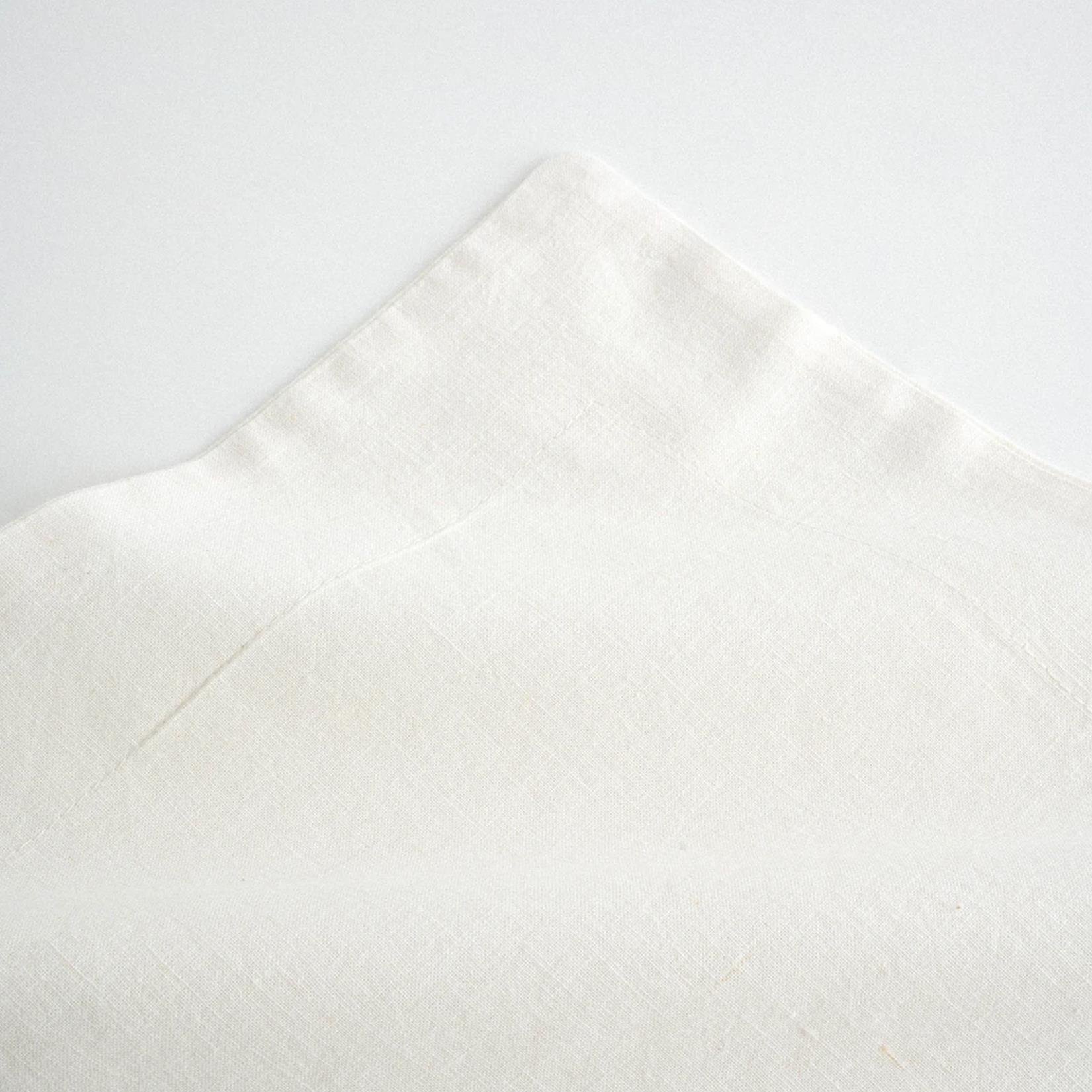 Ecocotton Amanda Çift Kişilik Nevresim Takımı Organik Pamuk Keten Krem