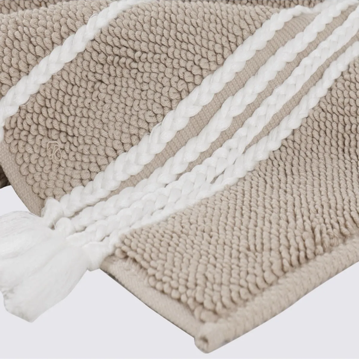 Ecocotton Karnella Bej Organik Banyo Paspası 50 X 80 Cm